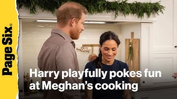 Prince Harry pokes fun at Meghan Markle’s cooking in ‘With Love, Meghan: Holiday Celebration’
