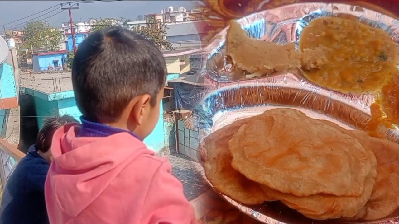 आज हम गए घराट वाली मंदिर में भंडारा खाने😊 रशिका ने ये क्या कर दिया 🤨(sonam aswal vlogs)