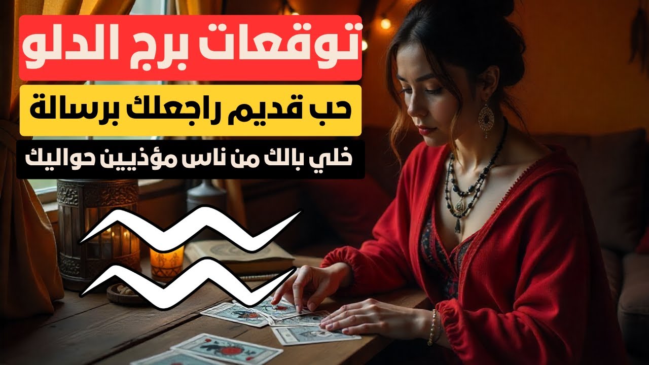 توقعات برج الدلو ♒ حب قديم راجعلك برسالة 💌 وطرف تالت داخل حياتك 🚨 خلي بالك من ناس مؤذيين 🐍