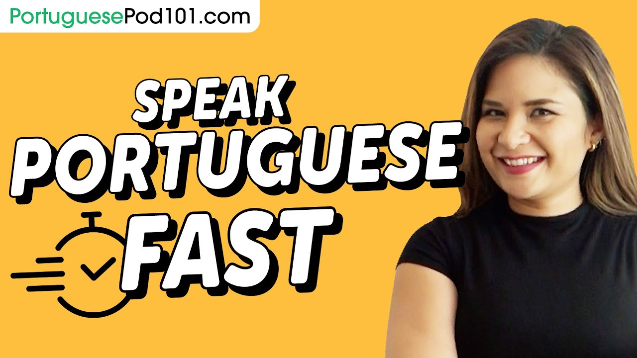 How to Speak Portuguese FAST and Understand Natives YouTube