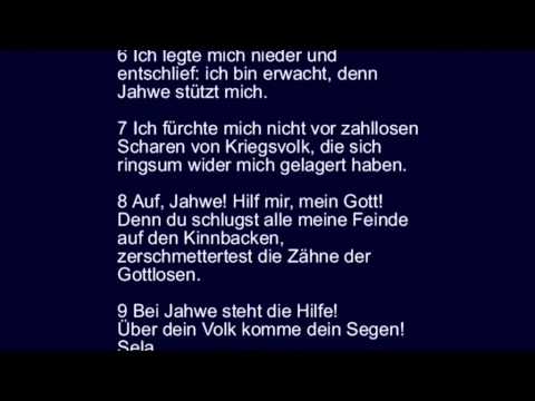 Psalm 3 - Jahwe ist die Hilfe in der Not, das Schi...