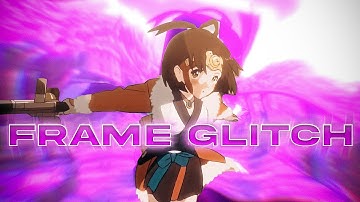 How to create FRAME GLITCH transition in after effects [AMV TUTORIAL]