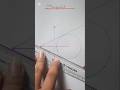 Draw A tangent in second #shorts #Training #engineeringdrawing