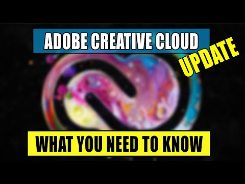 Adobe Creative Cloud 업데이트-알아야 할 사항