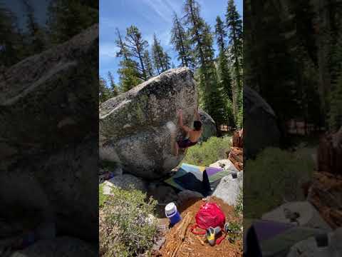 Beta Video for climb Globetrotter v7, Lake Tahoe