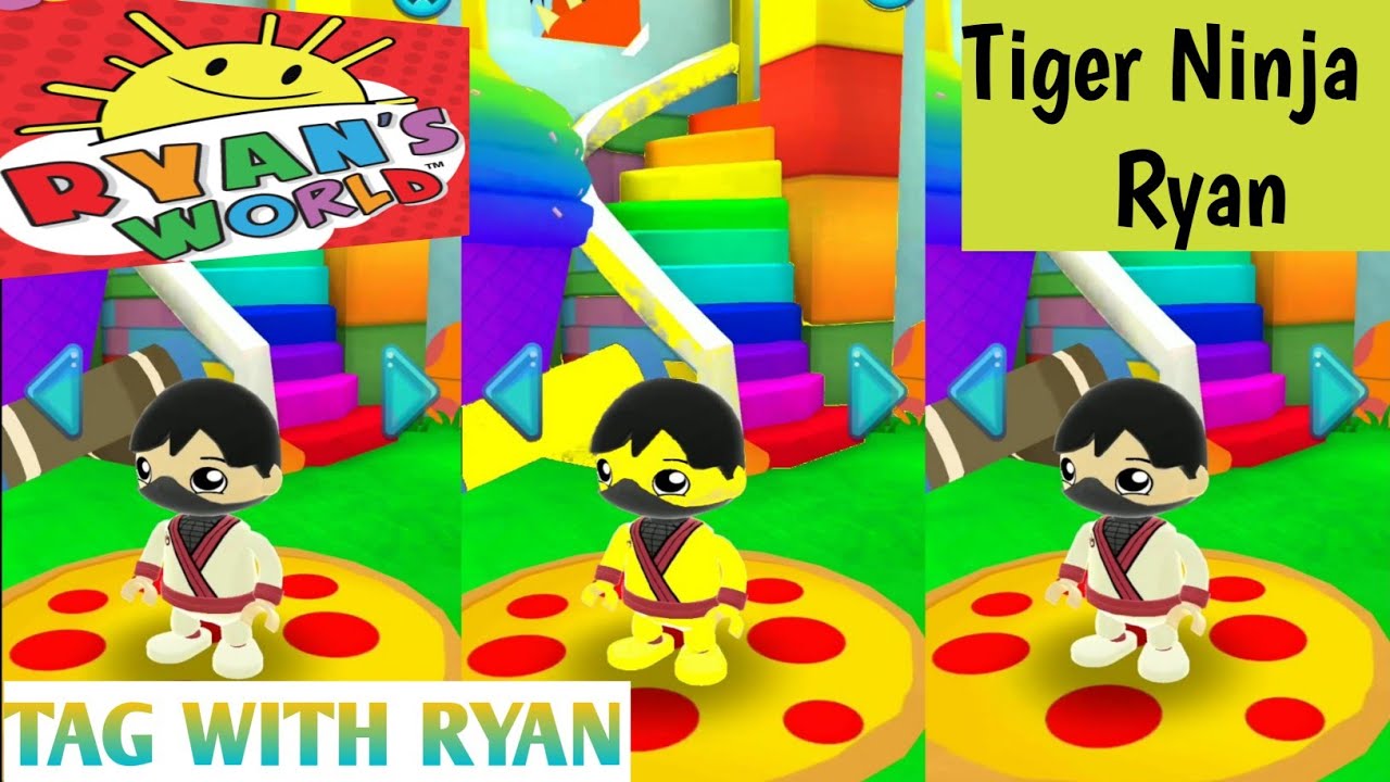 [TAG WITH RYAN ] Tiger 🐅 Ninja Ryan Funny GamePlay with New colours !!!