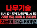 [나무기술 주가 전망] 거래량 104% 폭증, 클라우드 매출 사상 최대! "지금" 주주님들 필수시청 #나무기술