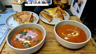 Tomato Soup With Cheese Toasties 