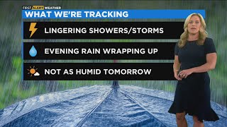 Chicago First Alert Weather: Lingering showers through evening, not as humid tomorrow Profile