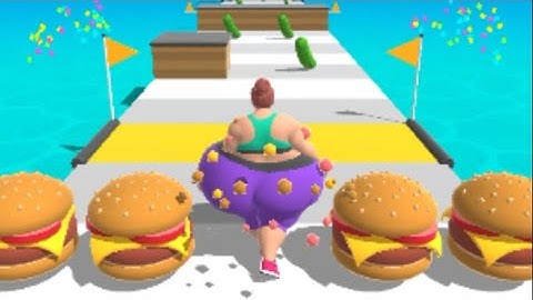 Fat 2 Fit🍔🍕-All Levels Gameplay Walkthrough Android,IOS All Levels 1-3