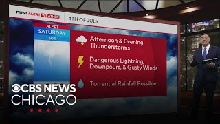 Download lagu Chicago trades extreme heat for possible strong storms later this week