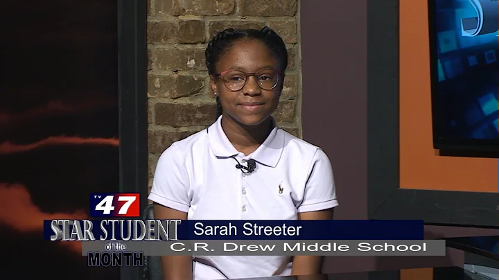 Star Student, Sarah Streeter  10-29-2019