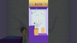 Rescue Cut Stage 83 - Rope Puzzle Game | Cut The Rope Carefully In Order To Rescue A Little Boy screenshot 4