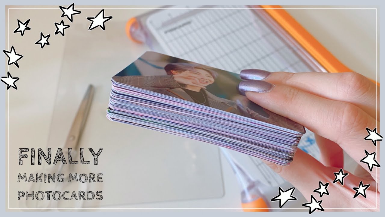 BTS Photo cards without printer 💜✨ / how to make BTS photocards at home /  btsarmy / save money 