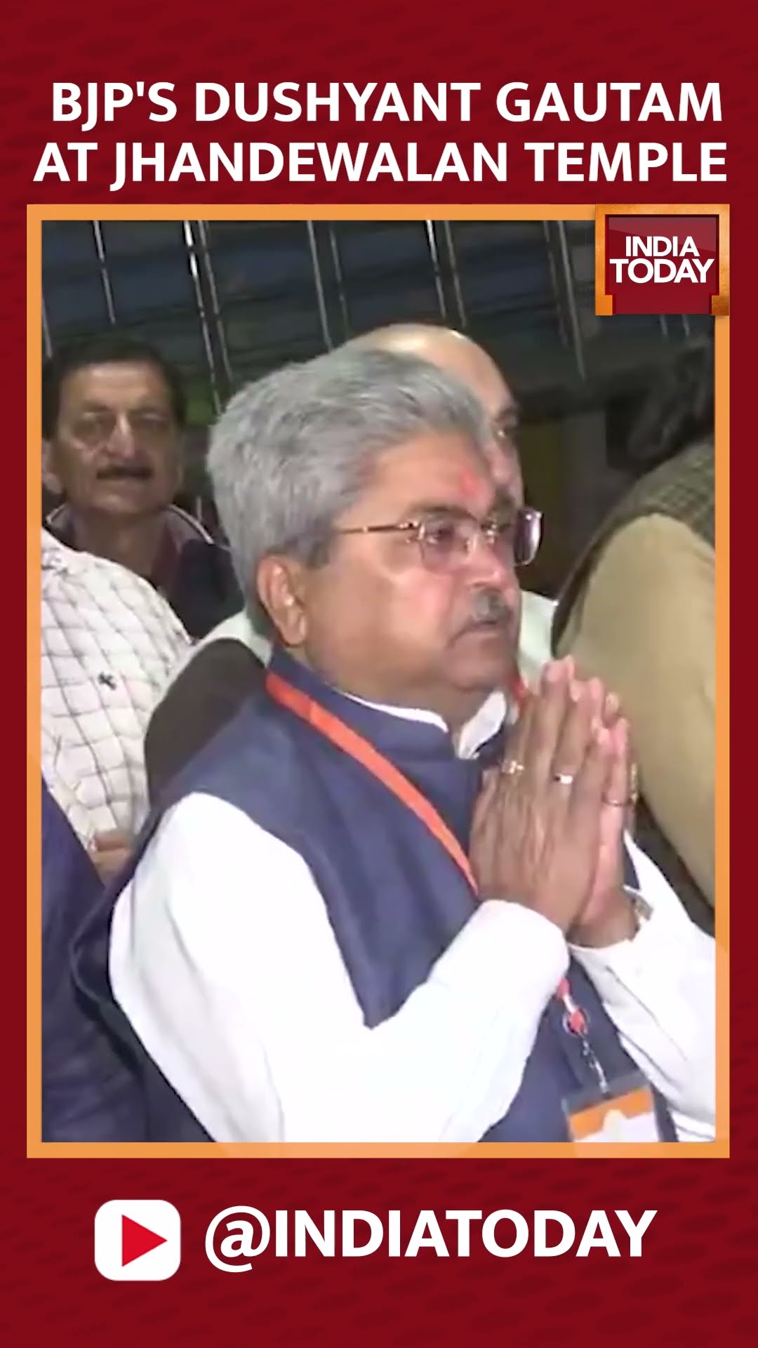 Delhi Elections 2025: BJP’s Dushyant Gautam Offers Prayers at Jhandewalan Temple | India Today