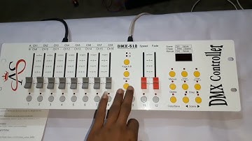 DMX 512 192 Par Light Program seting Ramdev DJ
