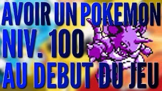 [TUTO] Avoir un POKÉMON NIVEAU 100 au début du jeu l Pokémon Jaune