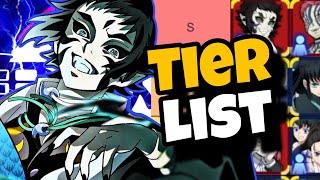 CHARACTER TIER LIST UPDATED!!!(KAIGAKU DLC)|Demon Slayer The Hinokami Chronicles 2|