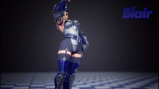 Fighting Ex Layer - Blair Dame Combos Super Moves ブレアデイム コンボ