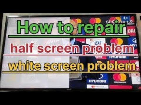 How to repair half screen problem white screen problem #tech #education ...