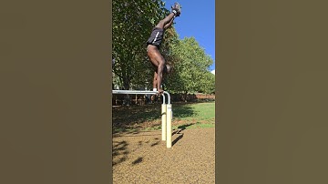 Parallel Bar Handstand | #calisthenics #fitness #handstand #training