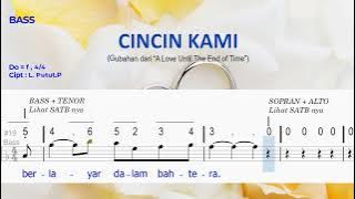 Cincin Kami - Koor Sumber Lain, BASS - do = f, 4/4