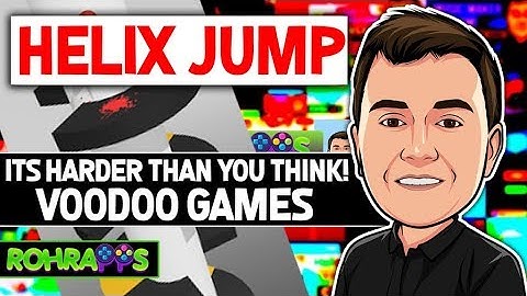 HELIX JUMP- Its harder than you think! Voodoo Games 😶
