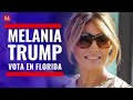 Melania Trump vota en Palm Beach, Florida