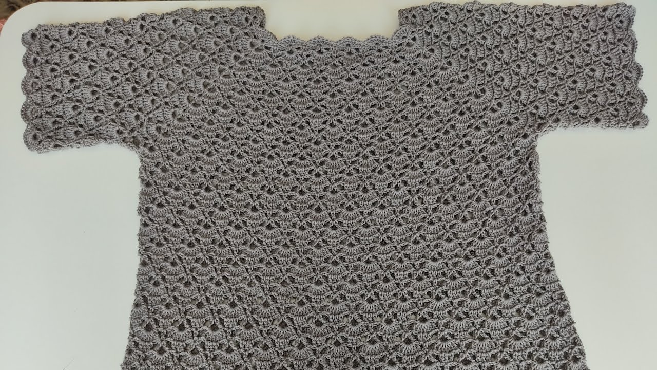 Başka Yerde Yok 💯 Yazlık Tığ İşi Örgü Bluz Kazak Yapımı 👏🏻