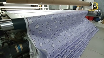 in vải đồ bộ vải cây bằng máy in công nghiệp
