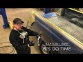 How to spray raptor liner step by step