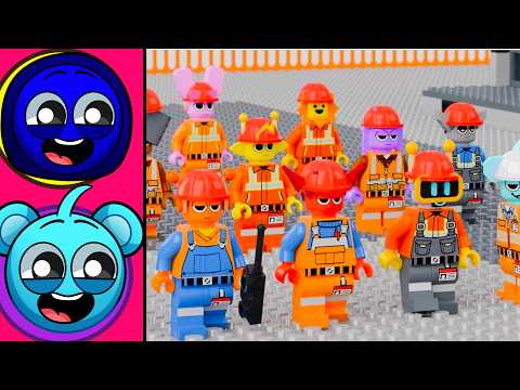 JEVIN e SKY REAGEM à MAIOR CONSTRUÇÃO SPRUNKI em LEGO