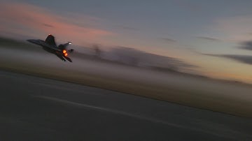 F-15 with RC Geek Centerburner flight 12.8.18