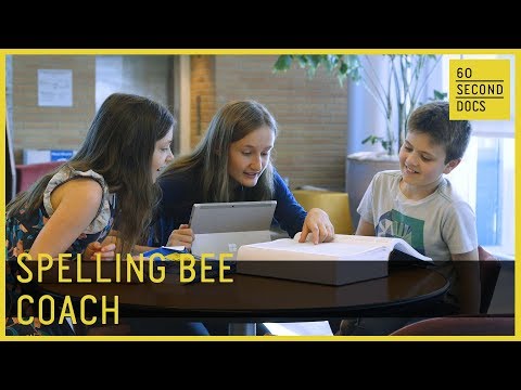 Sylvie Lamontagne — Spelling Bee Coach Sylvie Lamontagne // 60 Second Docs