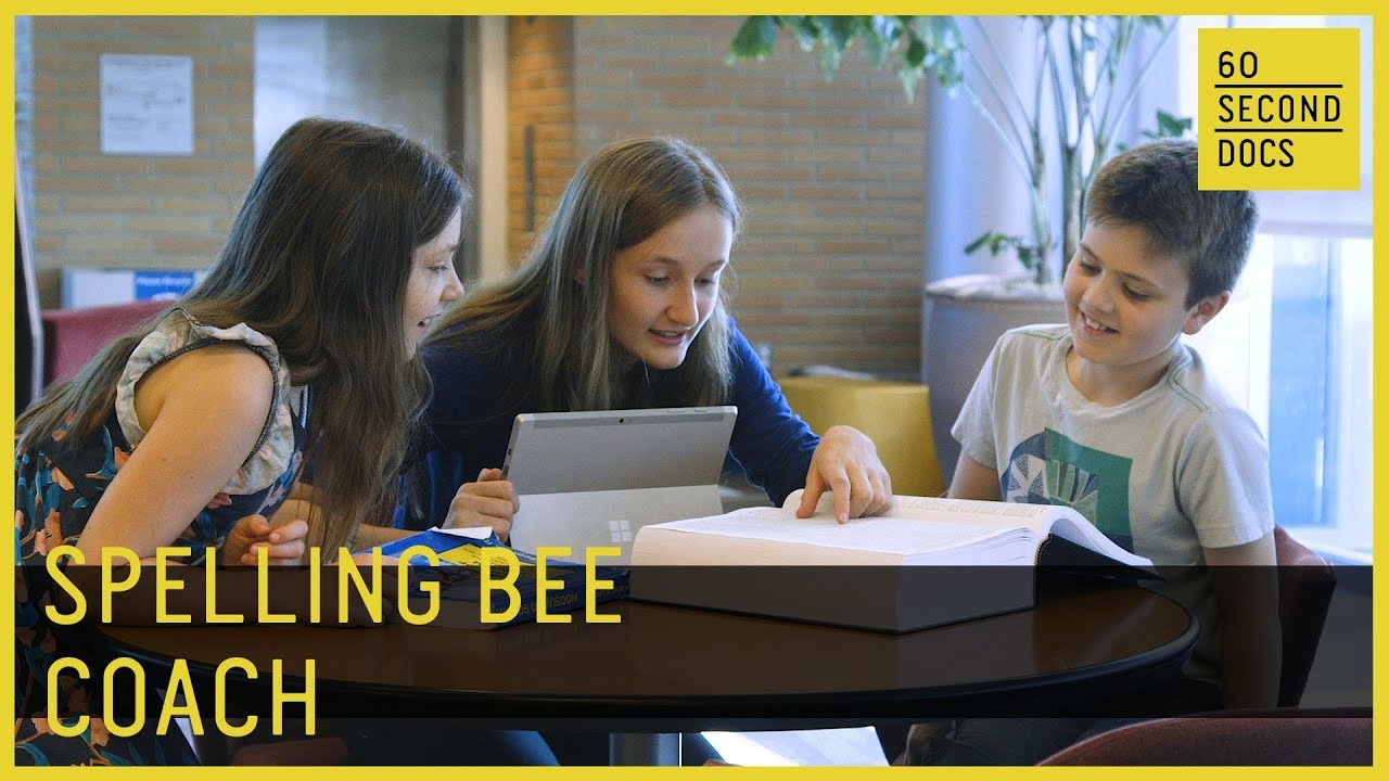 Spelling Bee Coach Sylvie Lamontagne // 60 Second Docs YouTube