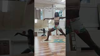 Day 10 #Warrior ll - Ground through the legs, expand through arms and breath #springreset #yogalife