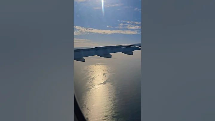 デルタ A330 の窓からの眺め #航空 #旅行 #ショートパンツ #デルタ #a330 #飛行機 #飛行機好き #バイラル