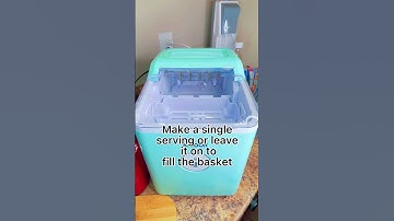 Portable Ice Maker for Countertop |  9 Ice Cube Ready in 7 Mins!
