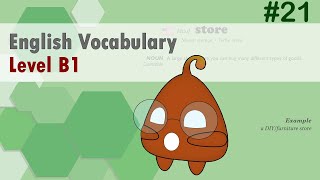 English Vocabulary Simplified: B1 Level for Intermediate Learners #21