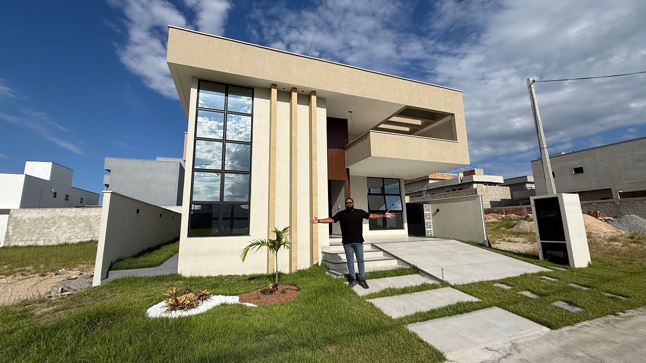 CASA MODERNA À VENDA NO VIVERDE EM SÃO PEDRO DA ALDEIA-RJ. 