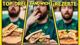 3 geile SANDWICH REZEPTE