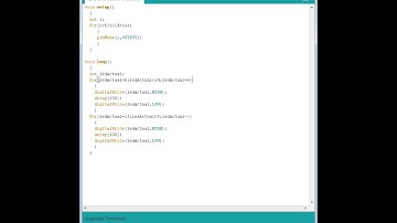 Bucle For para Arduino - aprobarfacil.com - V506