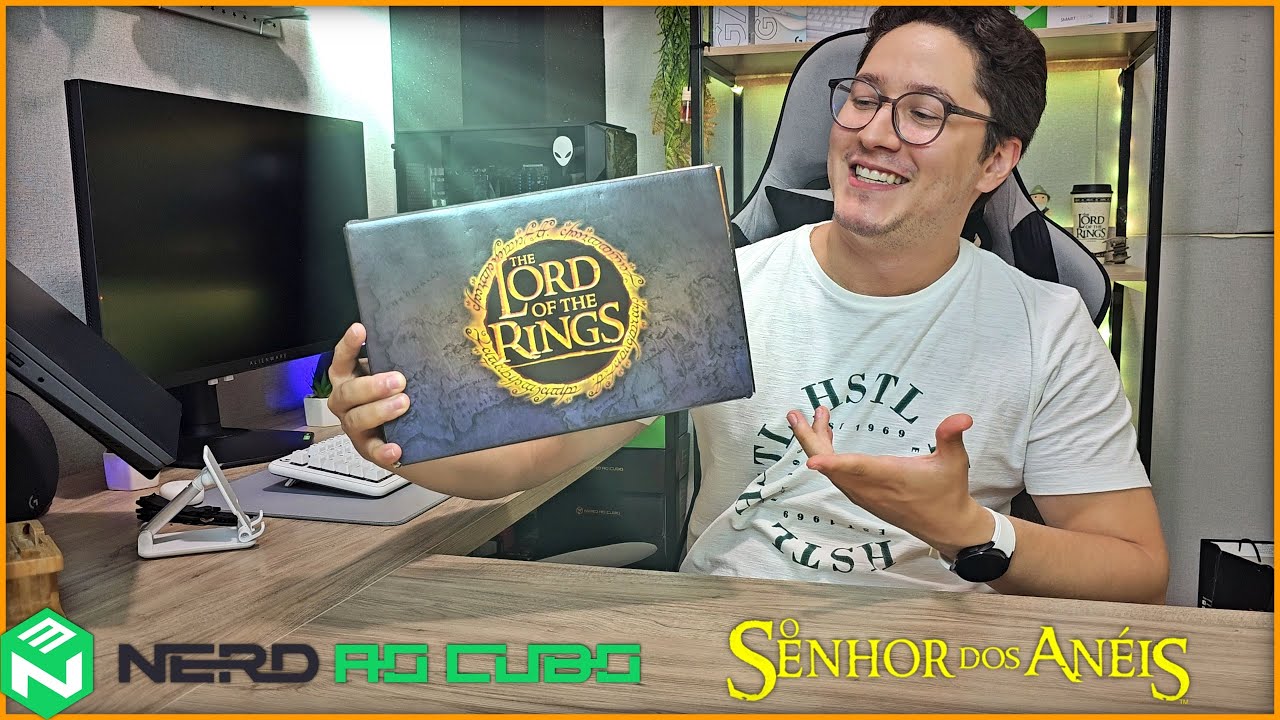 Último unboxing de 2023 NERD AO CUBO : O senhor dos anéis : BOX 8 - YouTube
