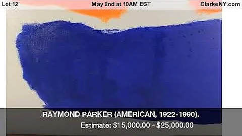 RAYMOND PARKER (AMERICAN, 1922-1990).