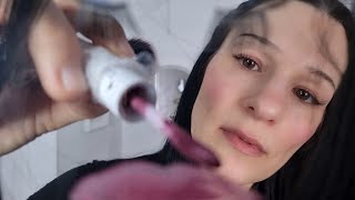 Your face is glass-i'll put makeup on it ASMR german whispering