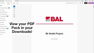 Create your own bespoke technical PDF pack for your tiling project