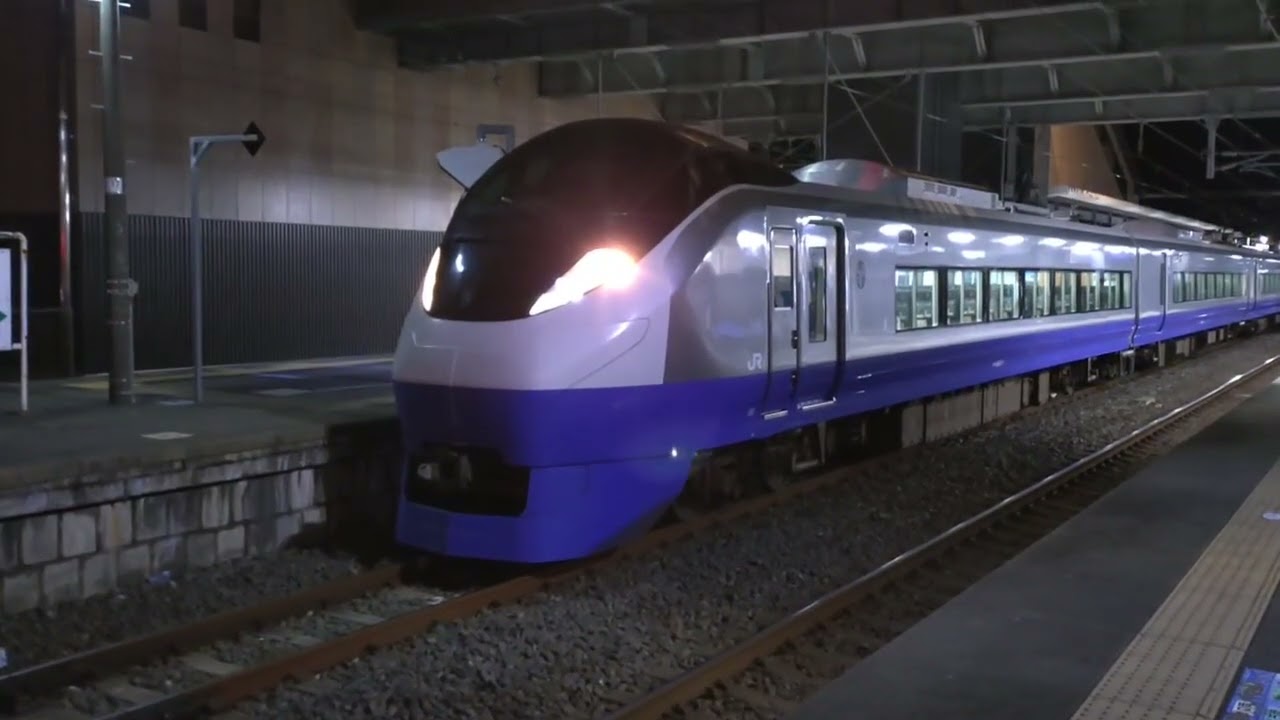 【回8473M】E657系K1編成ブルーオーシャン塗装の内原車輪転削返却回送が内原駅を発車