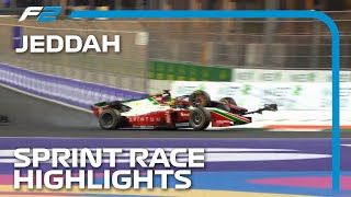 F2 Sprint Race Highlights | 2023 Saudi Arabian Grand Prix