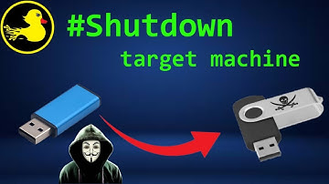 How to make USB rubber ducky using normal pen drive | Forced shutdown target machine (part -2)