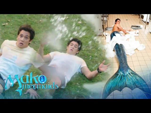 Mako Mermaids: 2ª Temporada Cena Dublada - Erik Revela A Ondina Que É Um  Tritão 